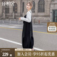 絲柏舍寬松款背帶褲2025春夏新款時(shí)尚簡(jiǎn)約氣質(zhì)慵懶風(fēng)連體褲