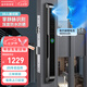 IRONGENERAL鐵將軍3D人臉識別戶外智能鎖全自動斷橋鋁防水?dāng)鄻蜾X指紋鎖商戶鎖 黑-人臉貓眼遠程