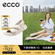 愛步（ECCO）涼鞋女 夏季軟底泡芙鞋交叉帶厚底拖鞋外穿 科摩206653 石灰色20665301378 36