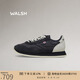 NormanWalsh【屈楚蕭同款】2025春夏ENSL系列黑色運動(dòng)休閑男復古跑鞋 黑色/米色【偏小一碼】 41 正碼