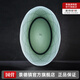 景德鎮(zhèn)官方陶瓷影青瓷雕刻家用中式盤子魚盤餐具組合可微波爐喬遷送禮品 影青雕刻-12英寸魚盤*1簡易包裝