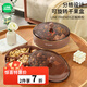 滿(mǎn)朝佳LINE FRIENDS果盤(pán)家用零食盤(pán)客廳茶幾干果盤(pán)糖果盒分格密封收納盒 單層【可旋轉】分格收納盤(pán)