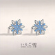 胖東來品質(zhì)S925銀耳釘六芒星雪花女純銀森系小眾設(shè)計(jì)滿鉆耳環(huán) 【網(wǎng)具特色】六芒星雪花耳釘 琺