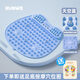 RUNWE/朗威指壓板慢跑墊足底按摩墊踩腳墊腳底按摩健身超慢跑指壓板 天空藍-科學(xué)設計/精準按摩 直徑55cm