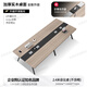 京英實(shí)木會(huì )議桌長(cháng)條桌工作臺長(cháng)方形大桌子辦公桌洽談桌會(huì )議室桌椅組合 長(cháng)2.4米*寬1.2米【升級實(shí)木桌面+多媒體線(xiàn)盒】