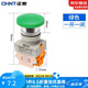 正泰蘑菇頭按鈕 自復位啟動按鈕開關大頭NP4-11M/1 復位開關按鈕φ40 綠色