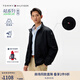 TOMMY HILFIGER【輕通勤】25春夏男裝防風(fēng)防潑水休閑運(yùn)動(dòng)立領(lǐng)夾克外套39198 黑色BDS M （推薦：135-150斤）
