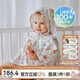 OAK FAMILY嬰兒防曬斗篷upf100+夏季戶外薄款外套寶寶外出防曬衣服 花仙子 (UPF100+)原紗防曬 均碼 (M) 1-3歲