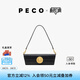 PECO818易拉罐原創(chuàng)設(shè)計(jì)師款法棍包真皮單肩質(zhì)感腋下禮物女包七夕禮物 黑色頭層手搓紋牛皮 現(xiàn)貨