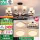 雷士（NVC）吊燈客廳燈現(xiàn)代簡約燈具套餐客廳大燈餐廳燈飾全屋書房臥室燈中山 力薦【3室2廳】10+6頭+臥室*3