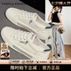 CAMILA KSENIA小白鞋子2025新款夏季單鞋百搭平底爆款休閑運(yùn)動板鞋女士高檔時尚 綠色 38