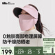 蕉下（beneunder）防曬帽子男遮陽(yáng)帽女磁吸防曬面罩口罩太陽(yáng)帽登山帽25秋新品粉