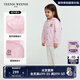 Teenie Weenie Kids小熊童裝25年夏新款男女寶寶連帽條紋長袖薄外套 粉色 100 cm