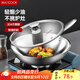 美廚（maxcook）304不銹鋼炒鍋 帶蓋鍋具30cm三層鋼鍋 電磁爐燃?xì)鉅t通用MCC7911
