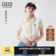 Teenie Weenie小熊女裝毛針織衫2025年夏季新款少女感甜美學院短袖 黃色 S