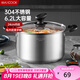 美廚（maxcook）湯鍋 304不銹鋼湯鍋湯煲24cm 加厚復(fù)合底 電磁爐通用MCT8220