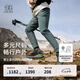 KOLON SPORT/可隆軟殼長褲 男子戶外休閑運動登山徒步露營防潑水彈力褲 LHLP4WNT21-DG 深綠色 XL 180/86A