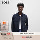BOSS博斯男士彈力針織寬松外套襯衫50521642