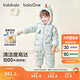 巴拉巴拉balaOne嬰兒連體衣寶寶衣服2025冬裝羽絨服連帽鵝絨208425120212