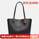 COACH（蔻馳）Willow大號女士手提托特包 經(jīng)典C扣牛皮單肩包時(shí)尚女包黑色 C0689 B4BK尺寸：底長(cháng)34.5*寬14.5*高27.5cm