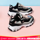 斯凱奇（Skechers）女鞋25秋季新款厚底增高老爹鞋透氣休閑鞋潮流時(shí)尚經(jīng)典復古熊貓鞋 小粉熊/奶茶熊/熱銷(xiāo)款/曬圖返10 38.5 內長(cháng)255mm