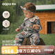 aqpa[林深時(shí)見(jiàn)鹿]愛(ài)帕嬰兒連體哈衣春秋寶寶外出服 林深時(shí)見(jiàn)鹿 90 