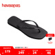 havaianas哈唯納Square方頭女士海邊沙灘人字拖時尚外穿海灘拖鞋 0090-火耀黑 37 37/38巴西碼