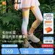 moodytiger【仙女家族】女童緊身褲涼感防曬夏季褲子高彈速干兒童修身七分褲