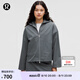lululemon丨Pleated 女士褶飾二合一拉絨內(nèi)襯夾克 LW3INXS 油藍(lán)色 L