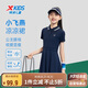 特步（XTEP）兒童童裝女童高彈下擺收褶設(shè)計冰感連衣裙 深奧藍 150