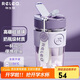 物生物（RELEA）玻璃杯女士水杯大容量手持咖啡杯吸管杯泡茶杯學(xué)生杯子教師節(jié)禮物