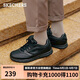 斯凱奇（SKECHERS）男士商務(wù)鞋秋季厚底休閑板鞋軟底舒適上班鞋百搭工作鞋77156