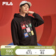 FILA 叕運蛇|斐樂(lè )【易烊千璽同款】情侶款氧氣衛衣2025秋冬長(cháng)袖上衣