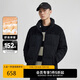 卡賓90鴨絨羽絨服24秋冬寬松面包服外套小香風(fēng) 煤黑色01 50 