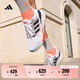 adidas EQ21 RUN隨心暢跑舒適網(wǎng)面體測跑鞋男子阿迪達斯官方   白/黑/橘紅   42