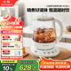 北鼎【無膠水】養(yǎng)生壺中藥壺多功能養(yǎng)生壺迷你玻璃煮茶器煮茶壺燕窩銀耳1.5L K123本白色
