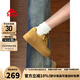 KAPPA卡帕女鞋厚底板鞋女2025秋季新款軟底休閑鞋子女百搭運動(dòng)小白鞋女 雄鹿棕 37 (230mm)