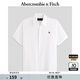 ABERCROMBIE & FITCH男裝25夏季美式復古經(jīng)典小麋鹿牛津紡外搭短袖襯衫KI125-5084 白色 XL (180/116A)