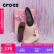 卡駱馳crocs布魯克林平底鞋女士休閑鞋|209384 黑色-001 36 /37(230mm)