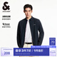 杰克·瓊斯（JACK&JONES）25年男裝長袖襯衫男垂感天絲亞麻男士襯衣商務(wù)休閑內(nèi)搭外穿刺繡 藏藍(lán)E39 S 170