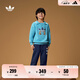 adidas男小童奇奇蒂蒂聯(lián)名抓絨長(zhǎng)袖套裝兒童阿迪達(dá)斯官方三葉草 舊藍(lán)/深靛藍(lán) 110 CM
