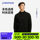 迪卡儂男式山地徒步搖粒絨保暖夾克MH100 黑色 4094318 L