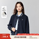 茵曼（INMAN）時(shí)尚撞色學(xué)院風(fēng)棒球服女2025春季新款百搭復(fù)古寬松休閑外套 寶藍(lán)色 M