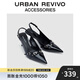 UR2025春季新款女士金屬飾小貓跟空鞋UAWS50024 黑色 37