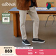 Allbirds休閑鞋Wool Cruiser Slip On新品羊毛舒適輕便男女一腳蹬 深灰色（淺灰底） 42 /M9 男碼