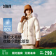 森馬（Semir）森馬羽絨服女中長(zhǎng)款大毛領(lǐng)24冬新款工裝風(fēng)保暖外套109724113016