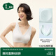 松山棉店【小棉花】大胸顯小蕾絲內(nèi)衣女純棉大碼文胸罩【新款】月光白XL