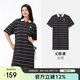 駱駝（CAMEL）戶外POLO連衣裙2025春夏氣質(zhì)短袖T恤裙女寬松小個(gè)子polo裙子   L