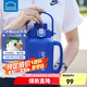樂扣樂扣（LOCK&LOCK）小水庫小冰桶保溫保冷壺水壺戶外旅行大容量保溫壺 藍色- 1350ml