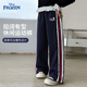 迪士尼女童休閑褲長(cháng)褲2026春季新款蕾絲花邊衛褲兒童直筒褲寬松運動(dòng)褲子